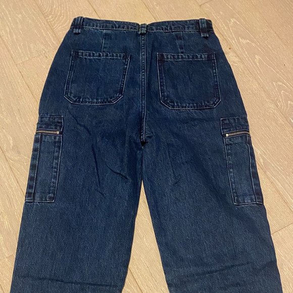 WeWoreWhat Broome Wide Leg Utility Jeans - Picture 6 of 9